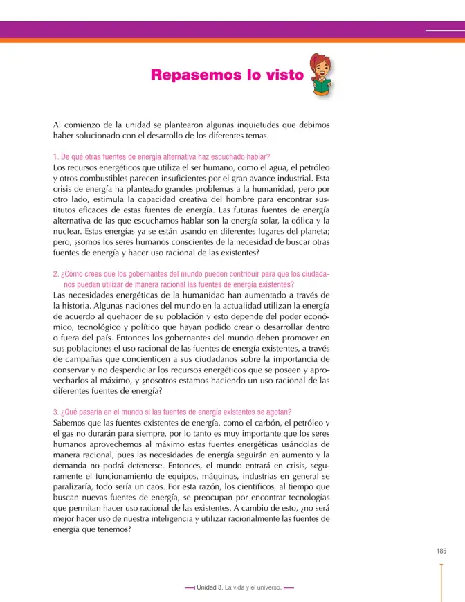 Página 185 de Ciencias Naturales 7° · Secundaria Activa