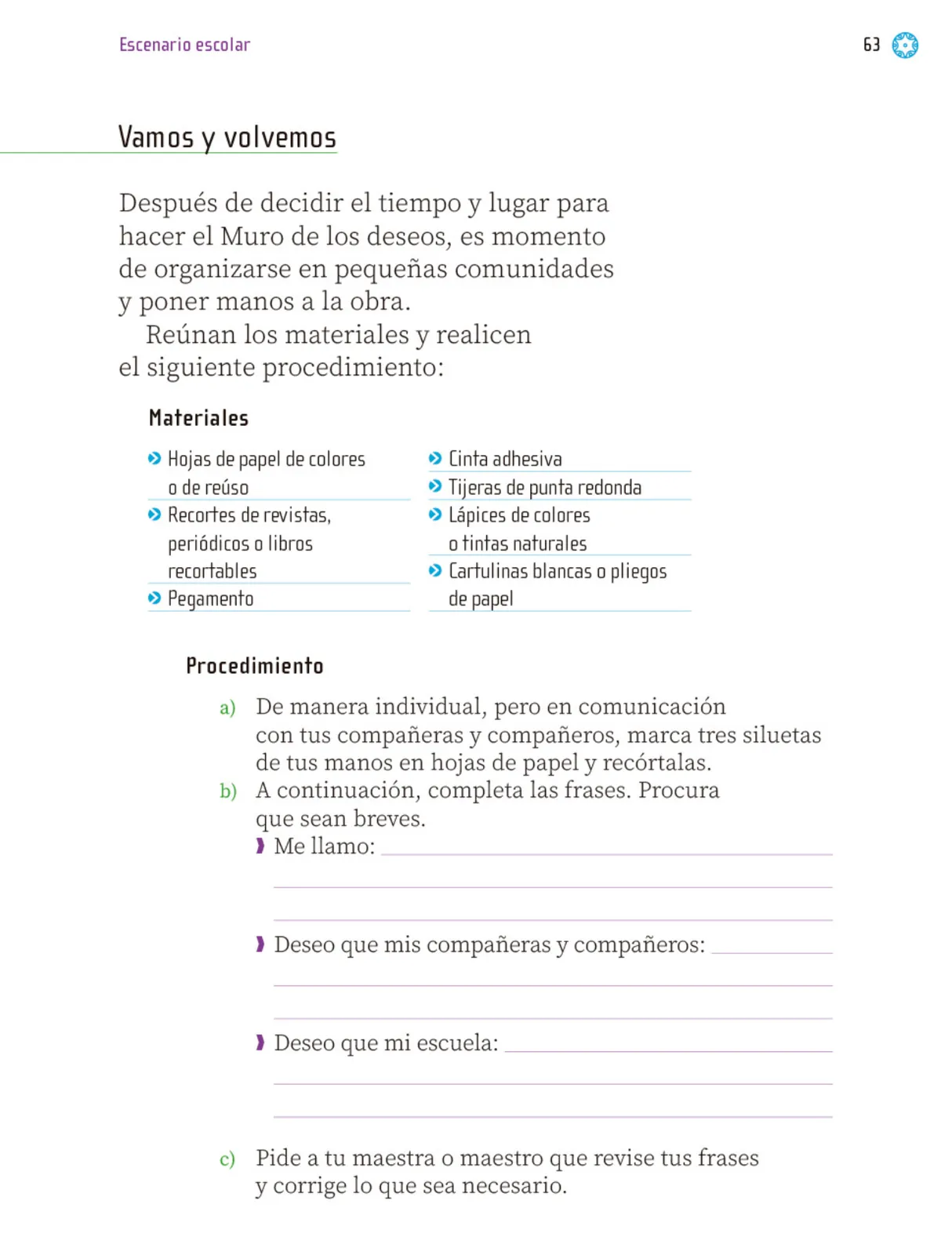 Miniatura página 66 de Proyectos Escolares.   Libro de Educación Primaria Grado 2°  Ciclo Escolar 2025 - 2026