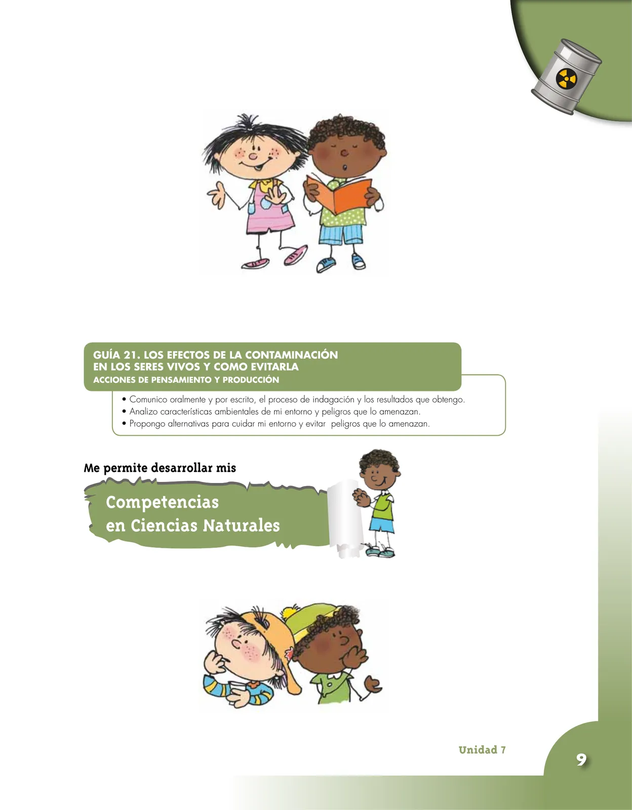 Página 9 de Ciencias Naturales 4° · Cartilla 03