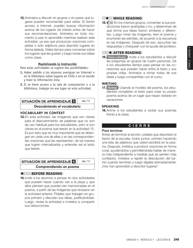 Página 145 de Inglés – Sexto Básico | Student’s Book MINEDUC – Descargar PDF · 2024