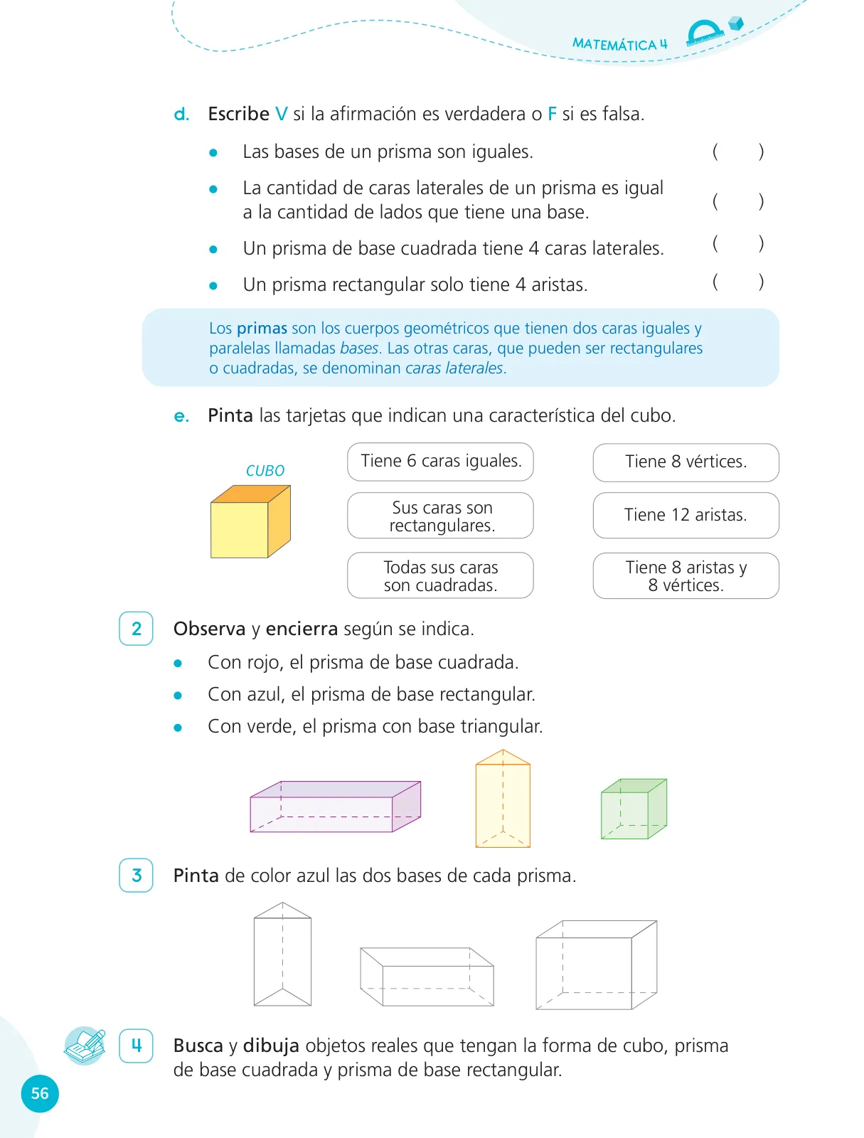Miniatura página 58 de Cuadernillo de Matemática 4, cuarto grado de Primaria · 2023