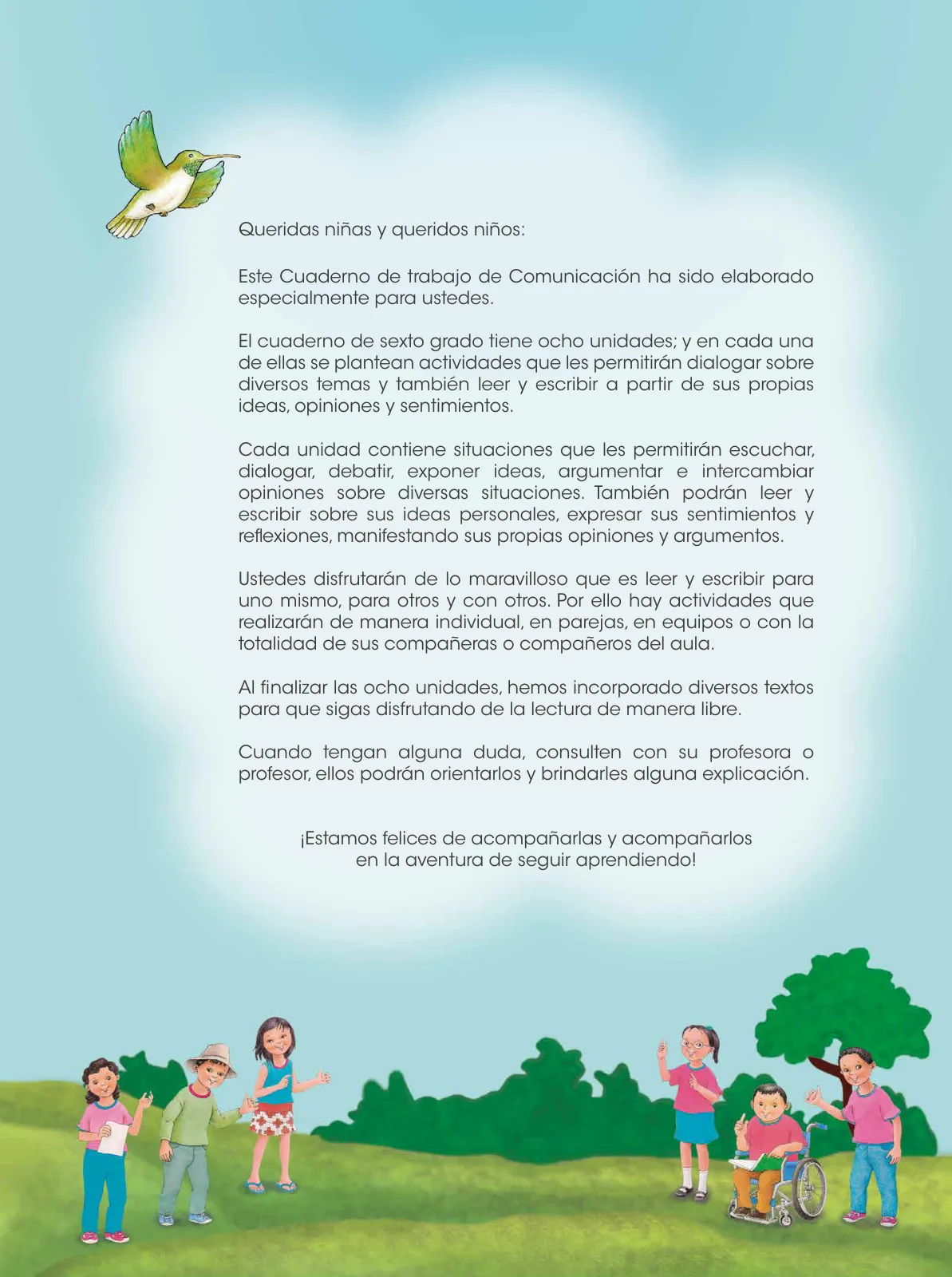 Página 4 de Comunicación 6 : cuaderno de trabajo para sexto grado de Educación Primaria 2019 · 2019