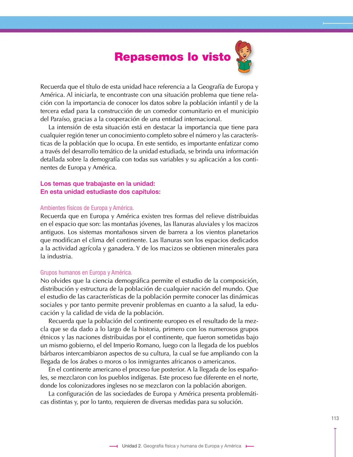 Miniatura página 113 de Ciencias Sociales 7° · Secundaria Activa