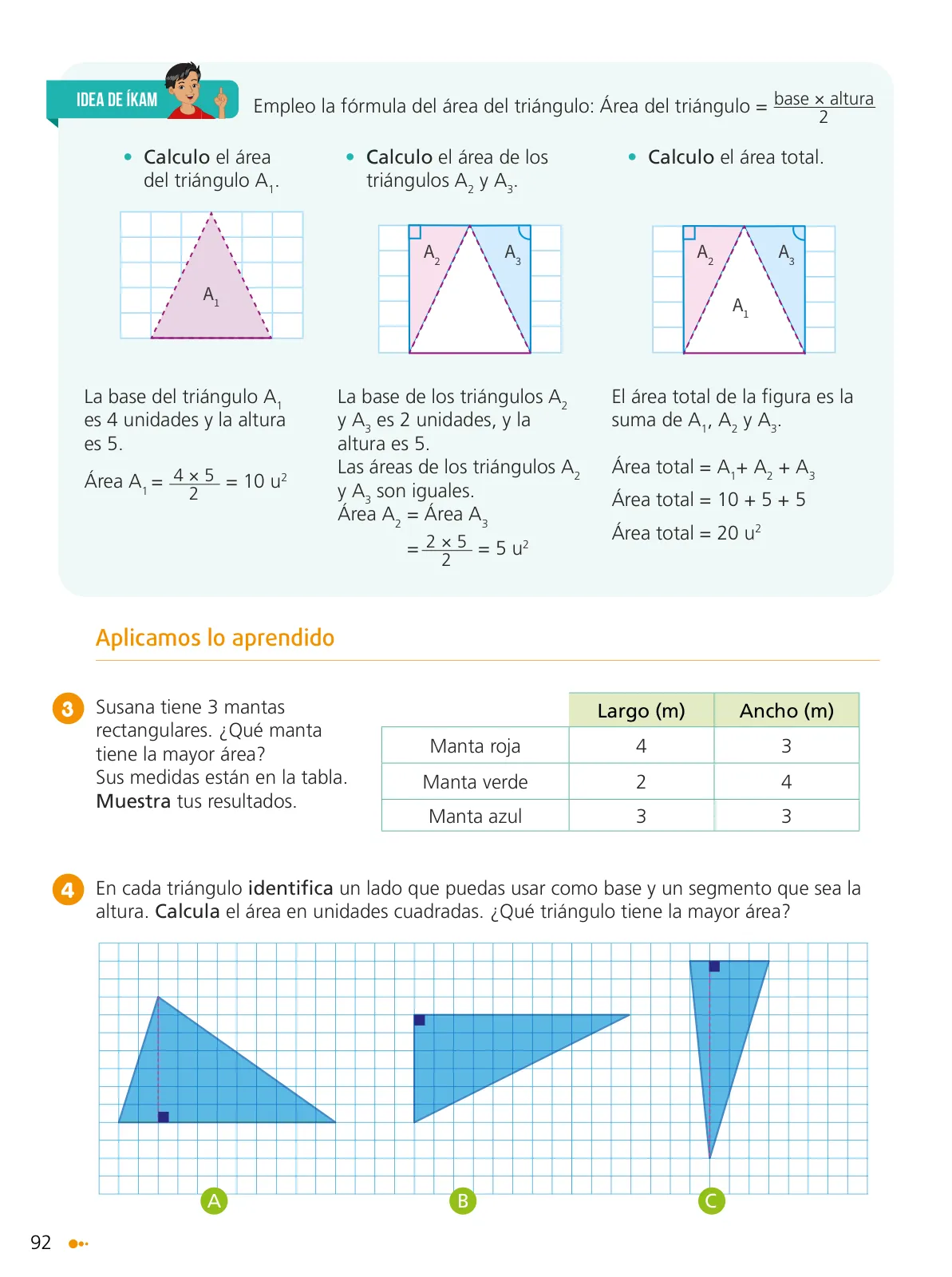 Miniatura página 94 de Texto de Matemática 6. Sexto grado de Primaria · 2024