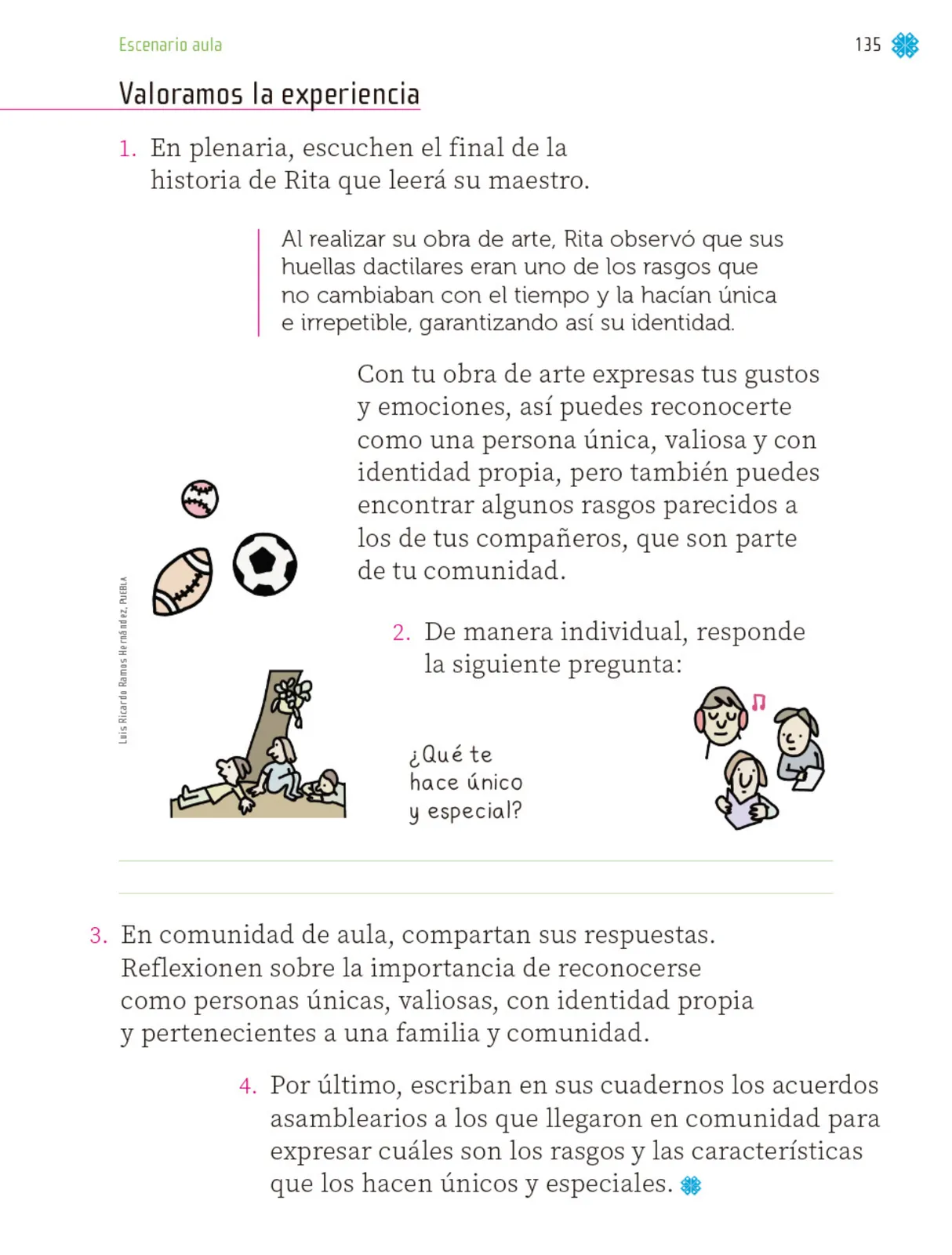 Miniatura página 136 de Proyectos de Aula.   Libro de Educación Primaria Grado 1°  Ciclo Escolar 2025 - 2026