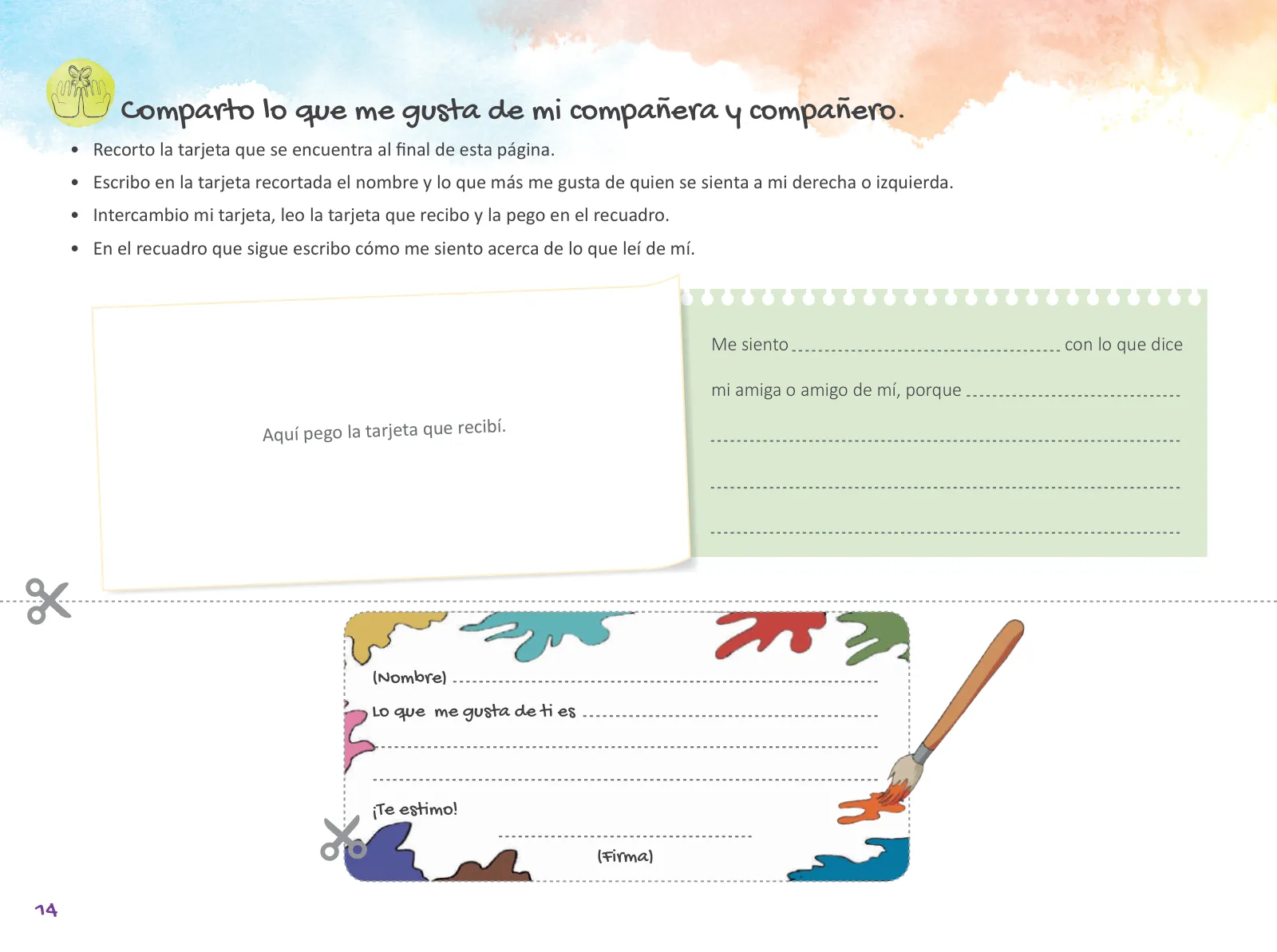 Miniatura página 16 de Cuadernillo de Tutoría Tercer Grado Educación Primaria 2019 · 2019