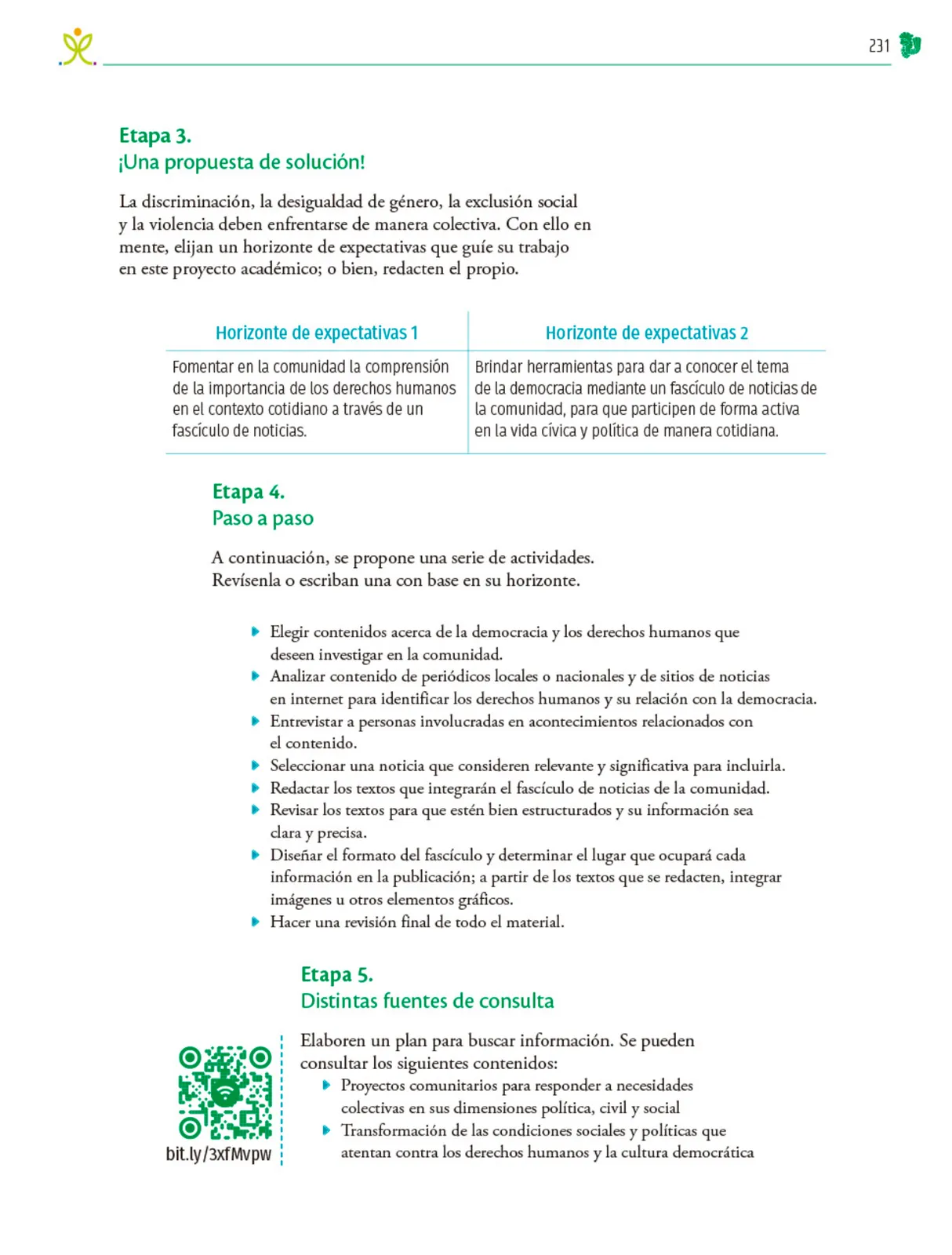 Página 232 de Colección Nanahuatzin. Nuestro libro de Proyectos. Tomo I. Libro de Educación Telesecundaria Grado 3° Ciclo Escolar 2025 - 2026