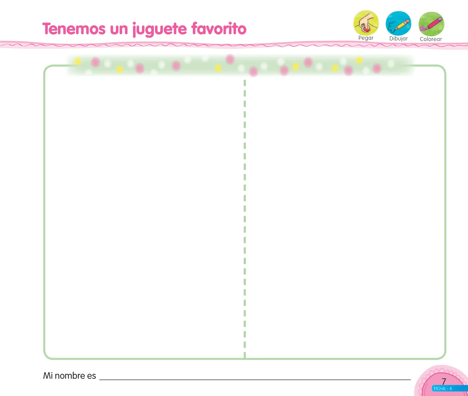 Página 9 de Aprendemos jugando : cuaderno de trabajo para niños y niñas de 4 años · 2017