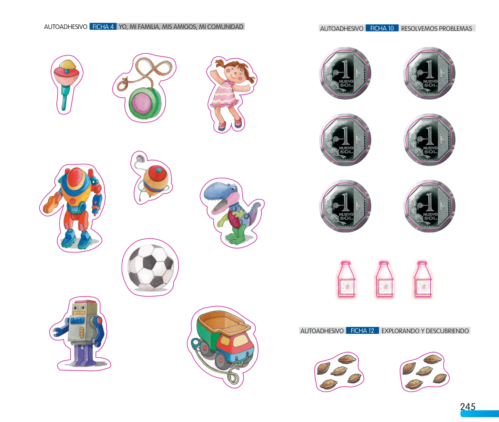 Miniatura página 247 de Aprendemos jugando : cuaderno de trabajo para niños y niñas de 4 años · 2017