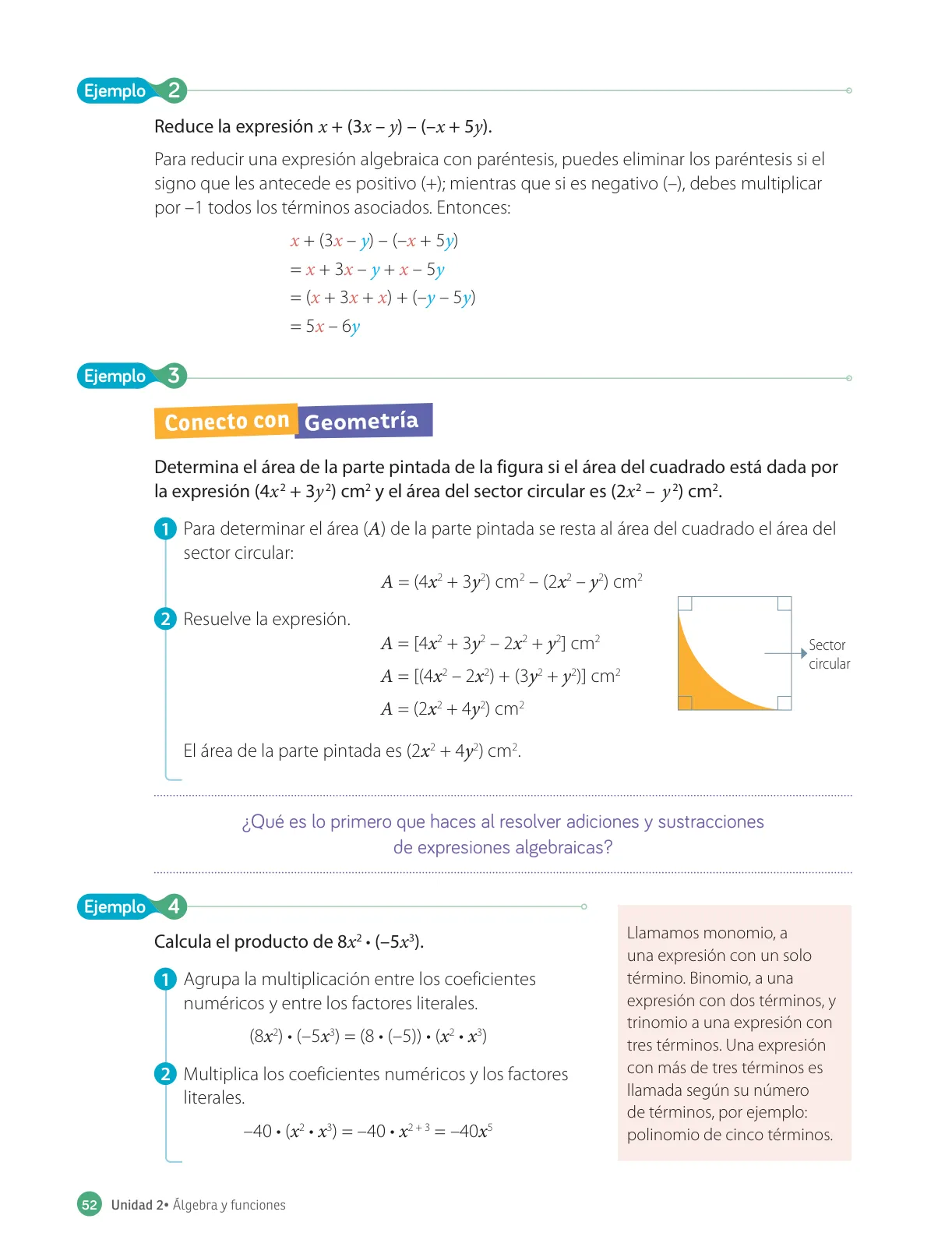 Miniatura página 54 de Matemática – Octavo Básico | Texto del Estudiante MINEDUC – Descargar PDF · 2024