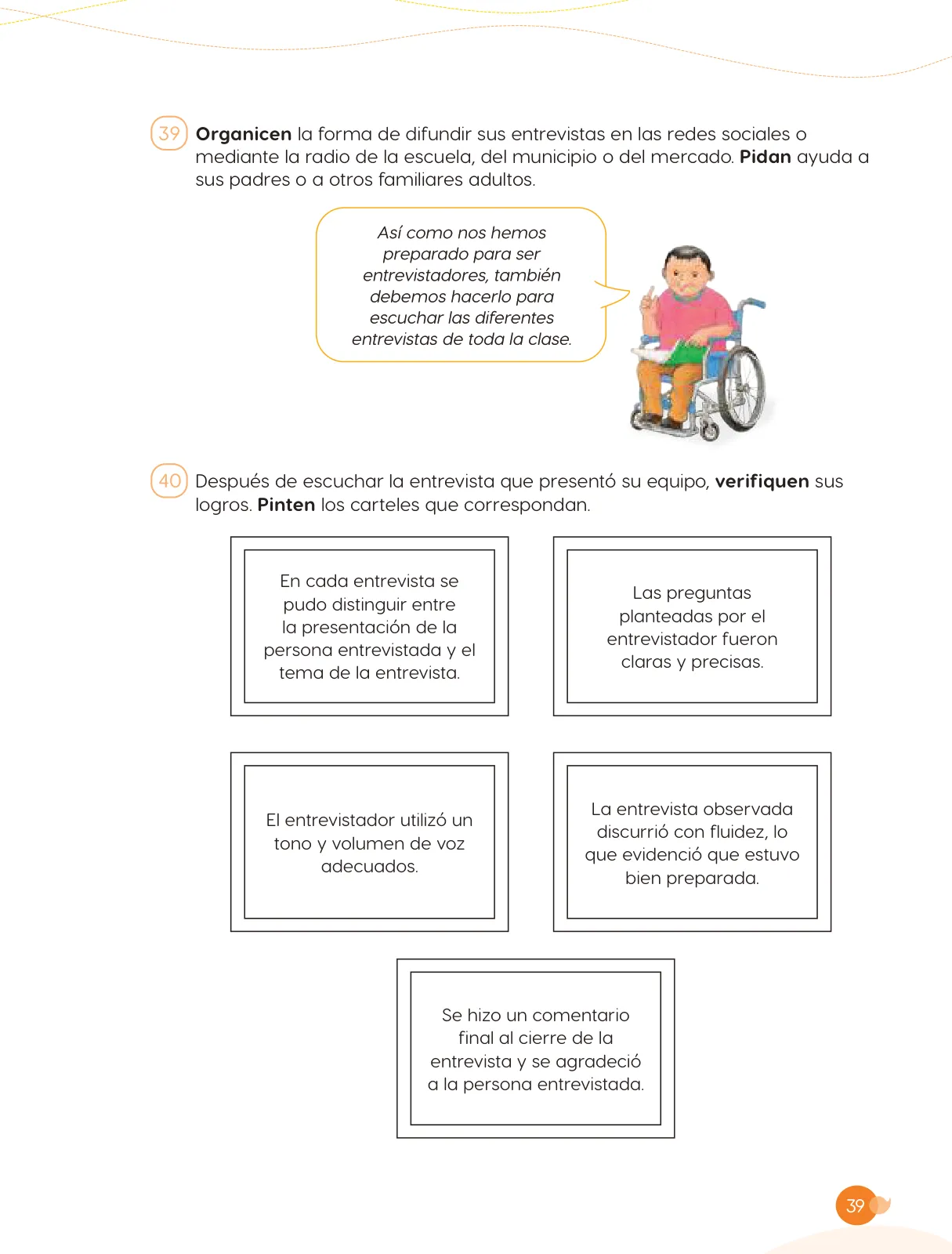 Miniatura página 41 de Cuadernillo de Comunicación 6. Sexto grado de Primaria · 2024