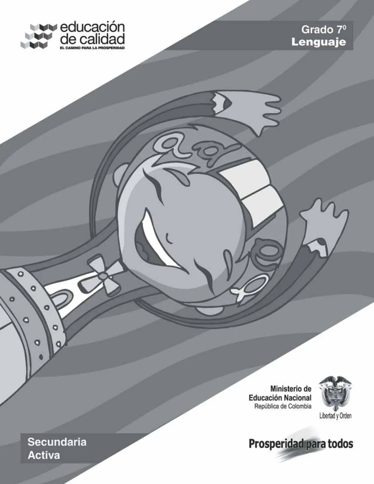 Portada de Lenguaje 7° · Secundaria Activa