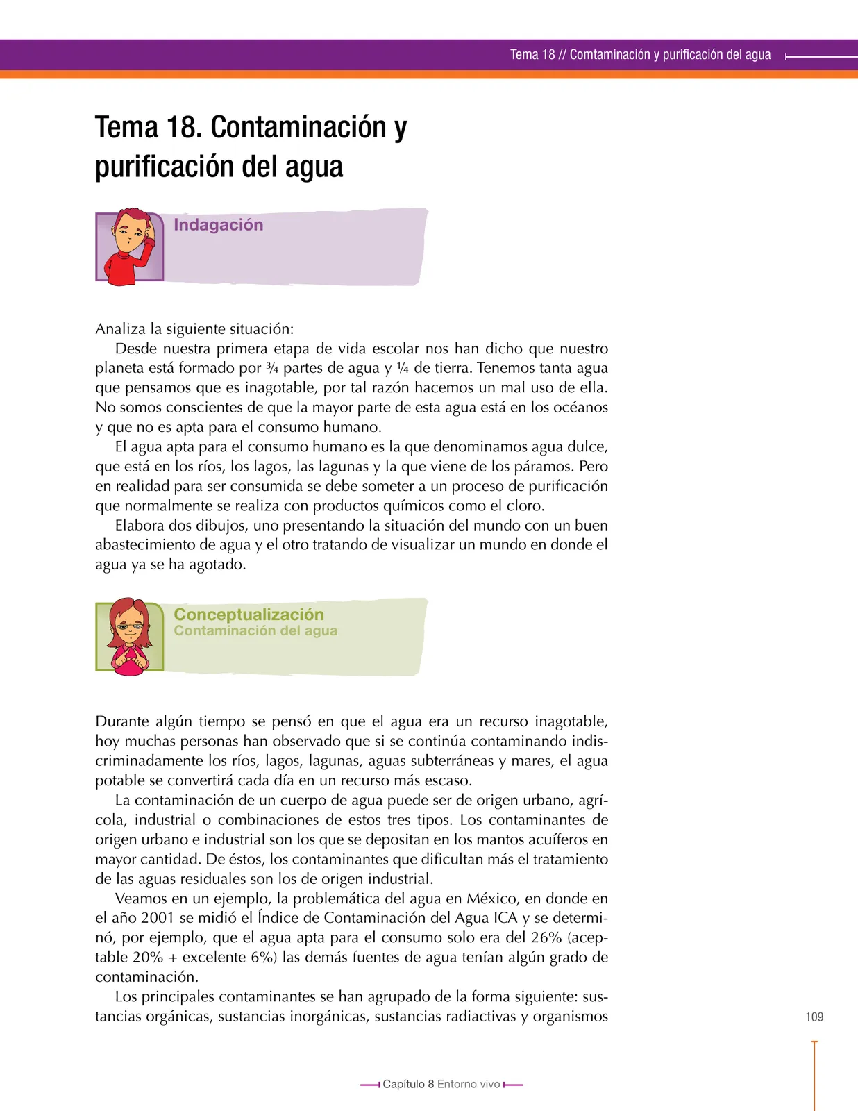 Página 109 de Ciencias Naturales 8° · Secundaria Activa