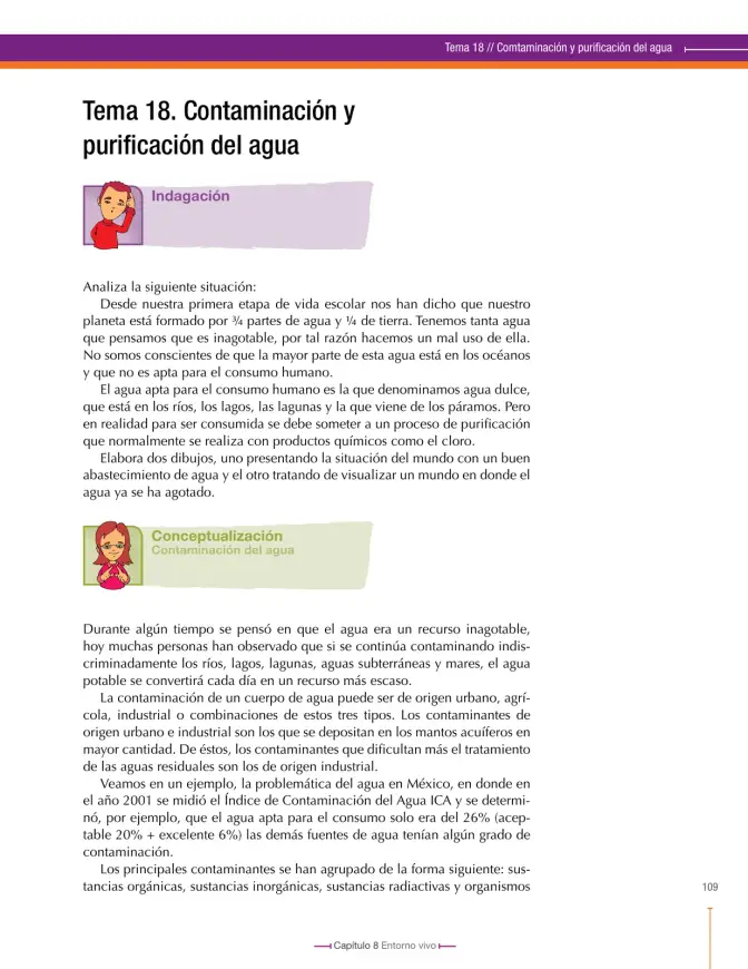 Página 109 de Ciencias Naturales 8° · Secundaria Activa
