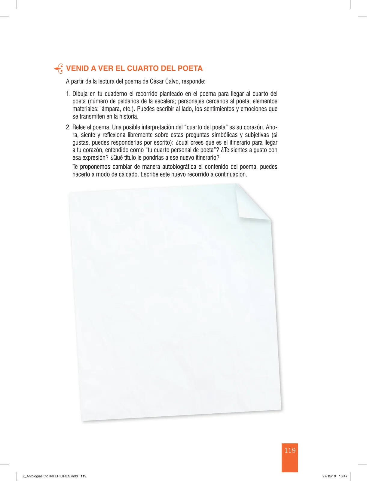 Miniatura página 121 de Antología literaria 5 · 2019