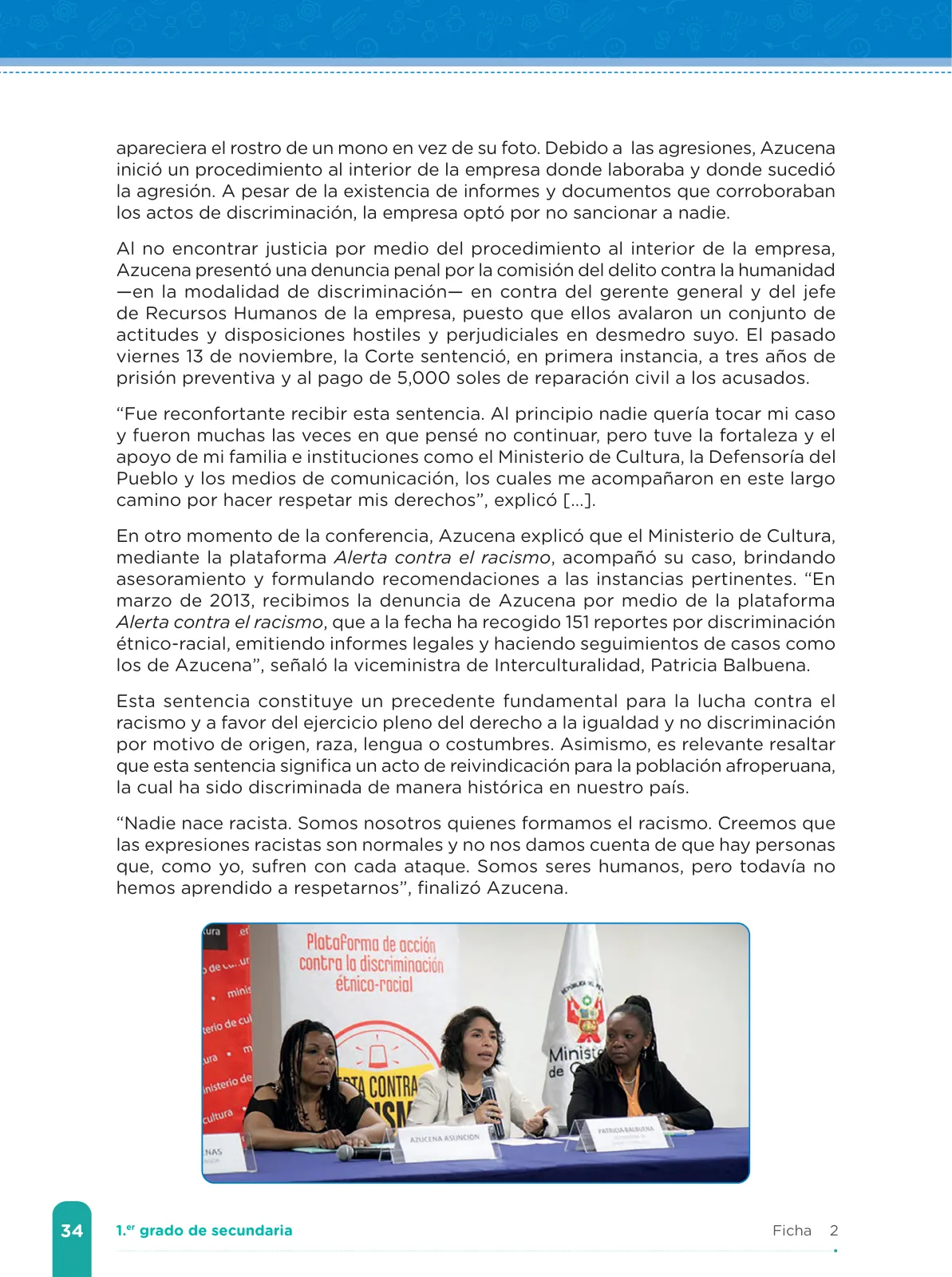 Miniatura página 36 de Fichas de aprendizaje de Comunicación 1 · 2024