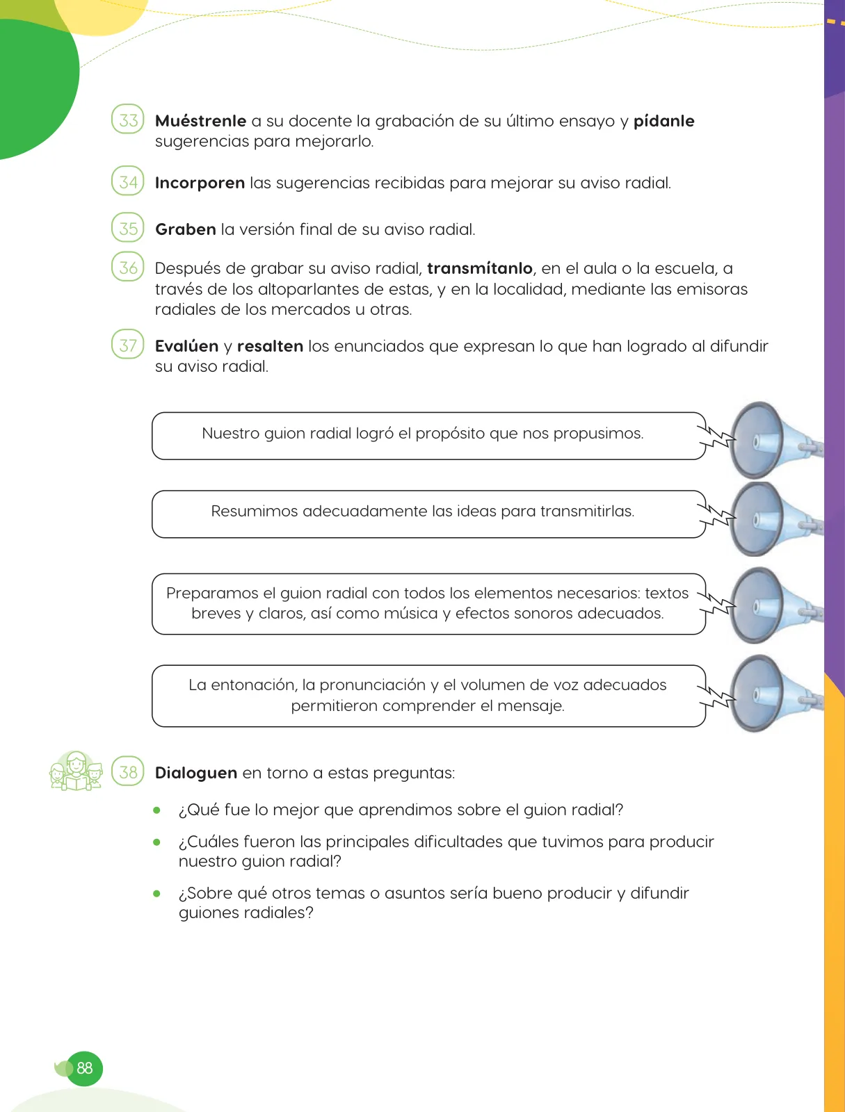 Página 90 de Cuadernillo de Comunicación 5, quinto grado de Primaria · 2023