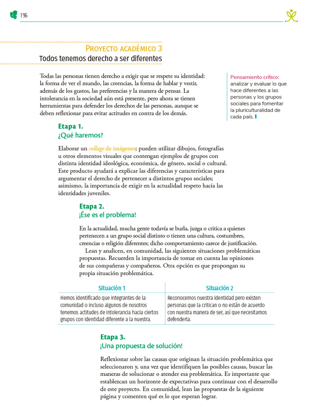 Miniatura página 197 de Colección Sk´asolil. Nuestro libro de Proyectos. Tomo I.    Libro de Educación Telesecundaria Grado 2°  Ciclo Escolar 2025 - 2026