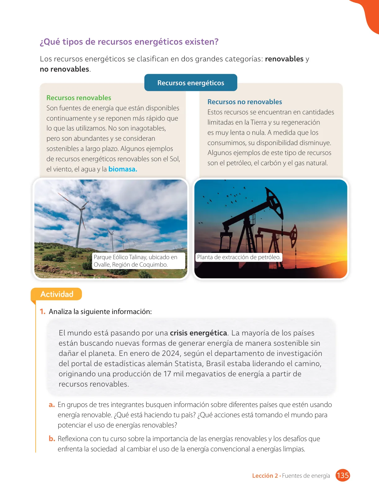 Página 137 de Libro de Ciencias Naturales – Quinto Básico | Texto del Estudiante MINEDUC – Descargar PDF · 2024