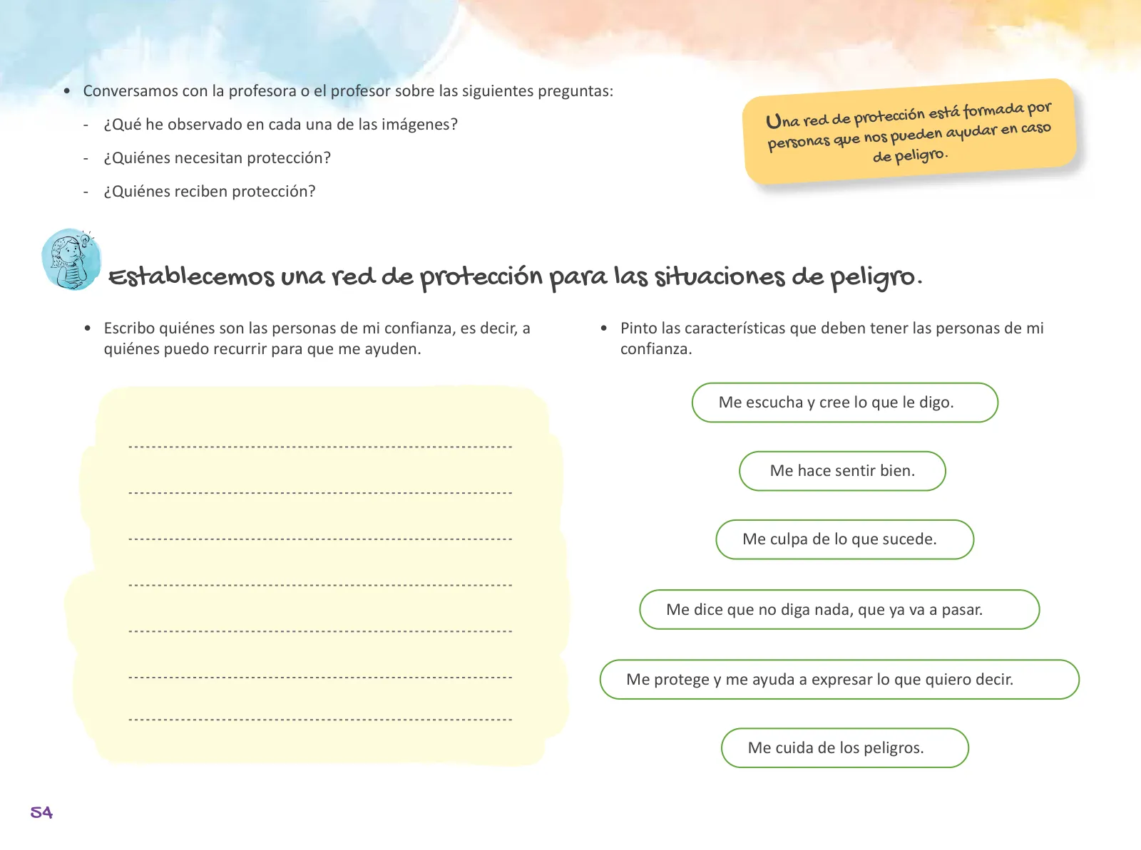 Miniatura página 56 de Cuadernillo de Tutoría 3 : tercer grado de Educación Primaria · 2021