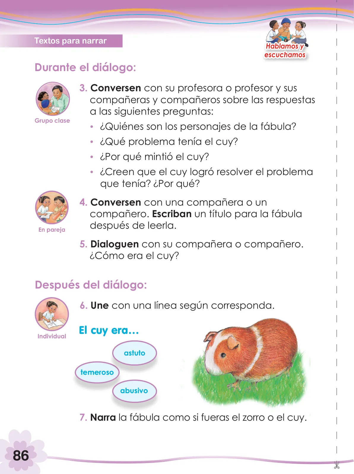 Miniatura página 88 de Comunicación 2 : cuaderno de trabajo para segundo grado de Educación Primaria 2019 · 2019