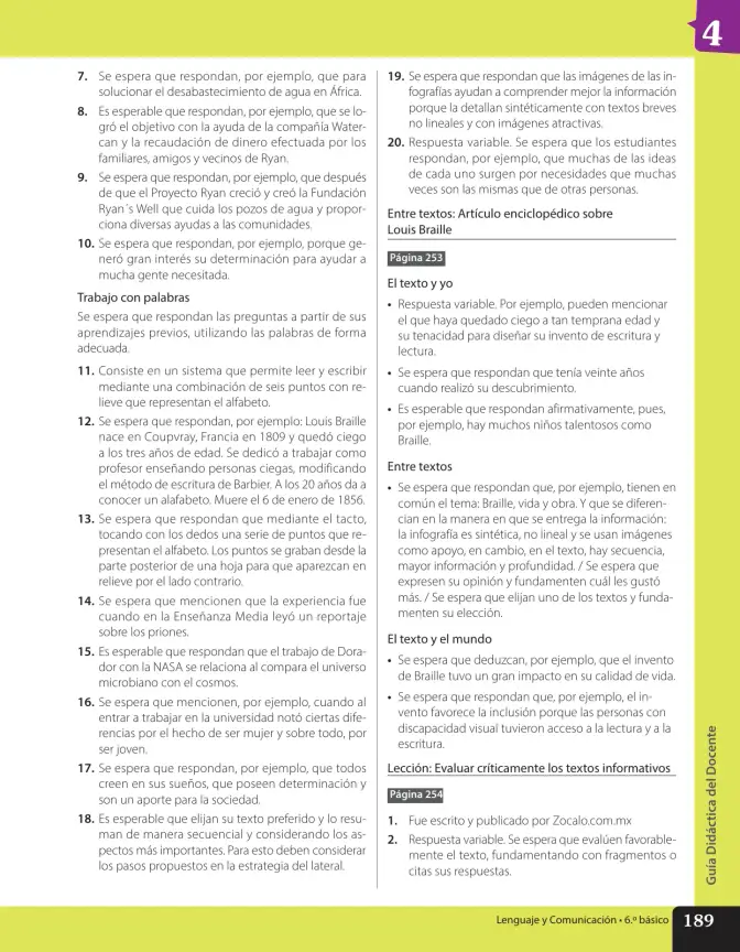 Página 178 de Lenguaje y Comunicación – Sexto Básico | Texto del Estudiante MINEDUC – Descargar PDF · 2024
