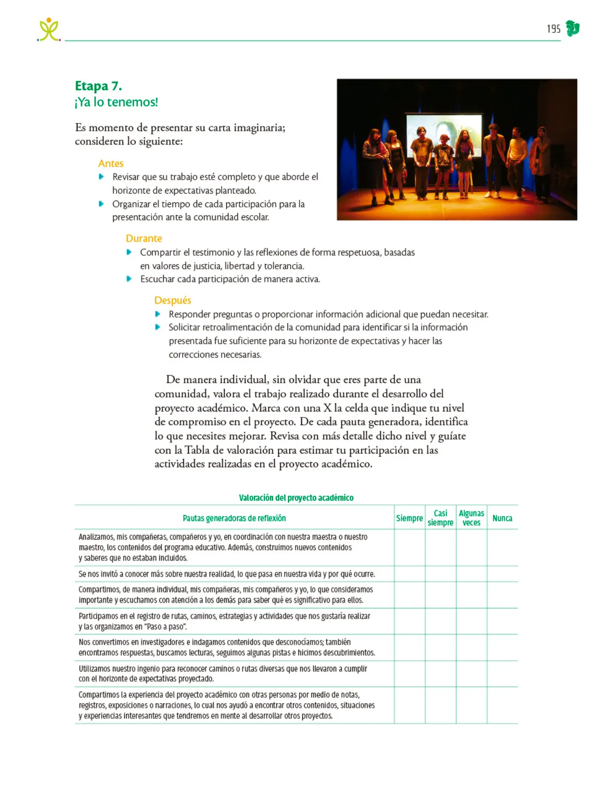Miniatura página 196 de Colección Sk´asolil. Nuestro libro de Proyectos. Tomo I.    Libro de Educación Telesecundaria Grado 2°  Ciclo Escolar 2025 - 2026