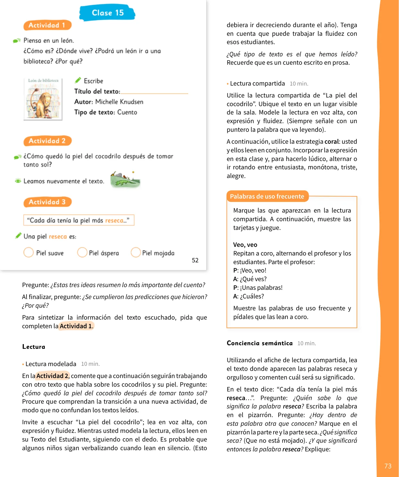 Miniatura página 74 de Lenguaje y Comunicación – Segundo Básico – Texto del Estudiante MINEDUC – Descargar PDF · 2024