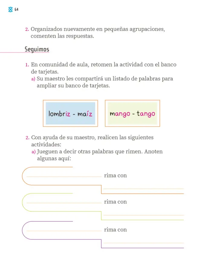 Página 65 de Proyectos Comunitarios. Libro de Educación Primaria Grado 1° Ciclo Escolar 2025 - 2026