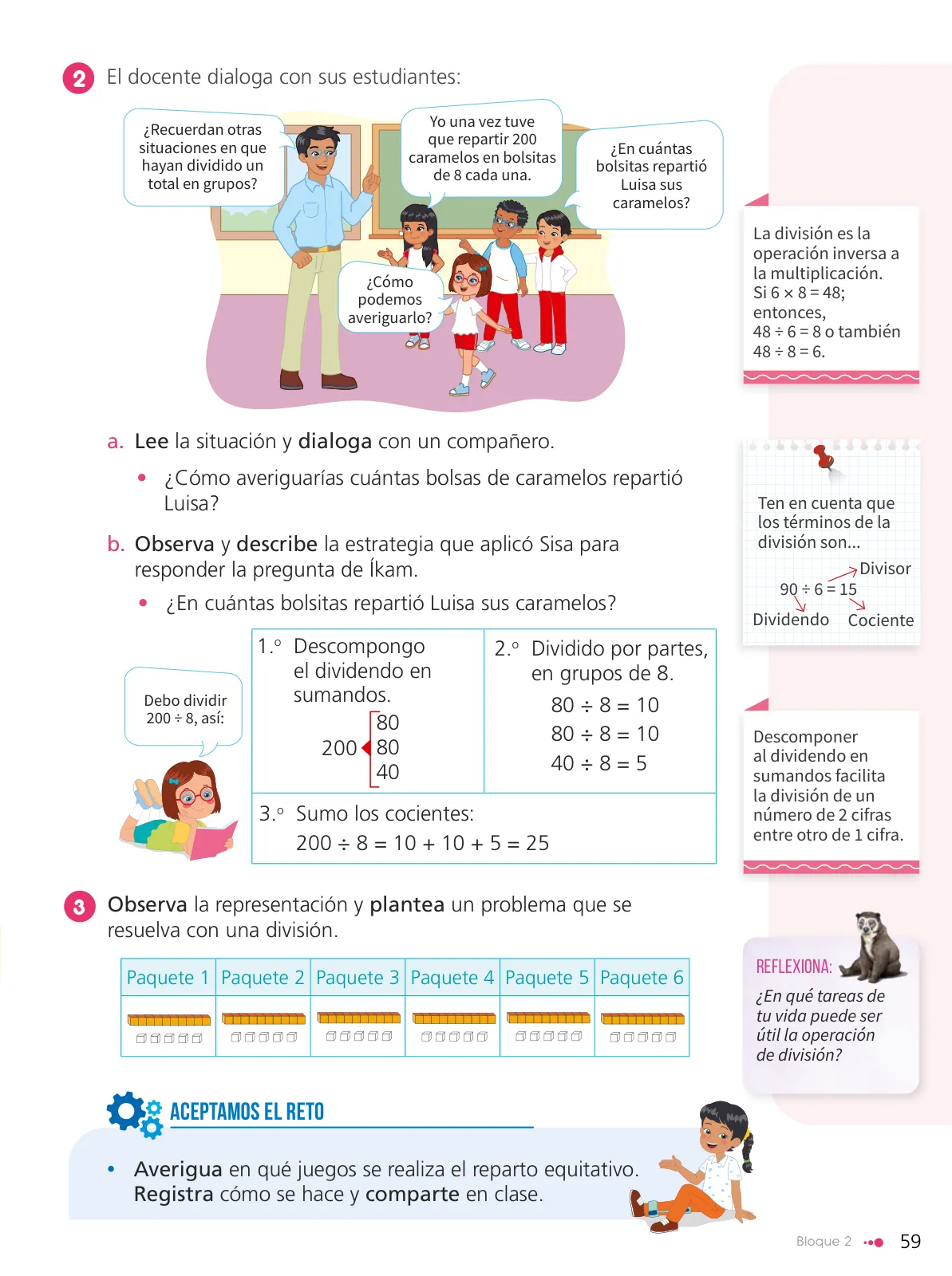 Miniatura página 61 de Texto de Matemática 4. Cuarto grado de Primaria · 2024