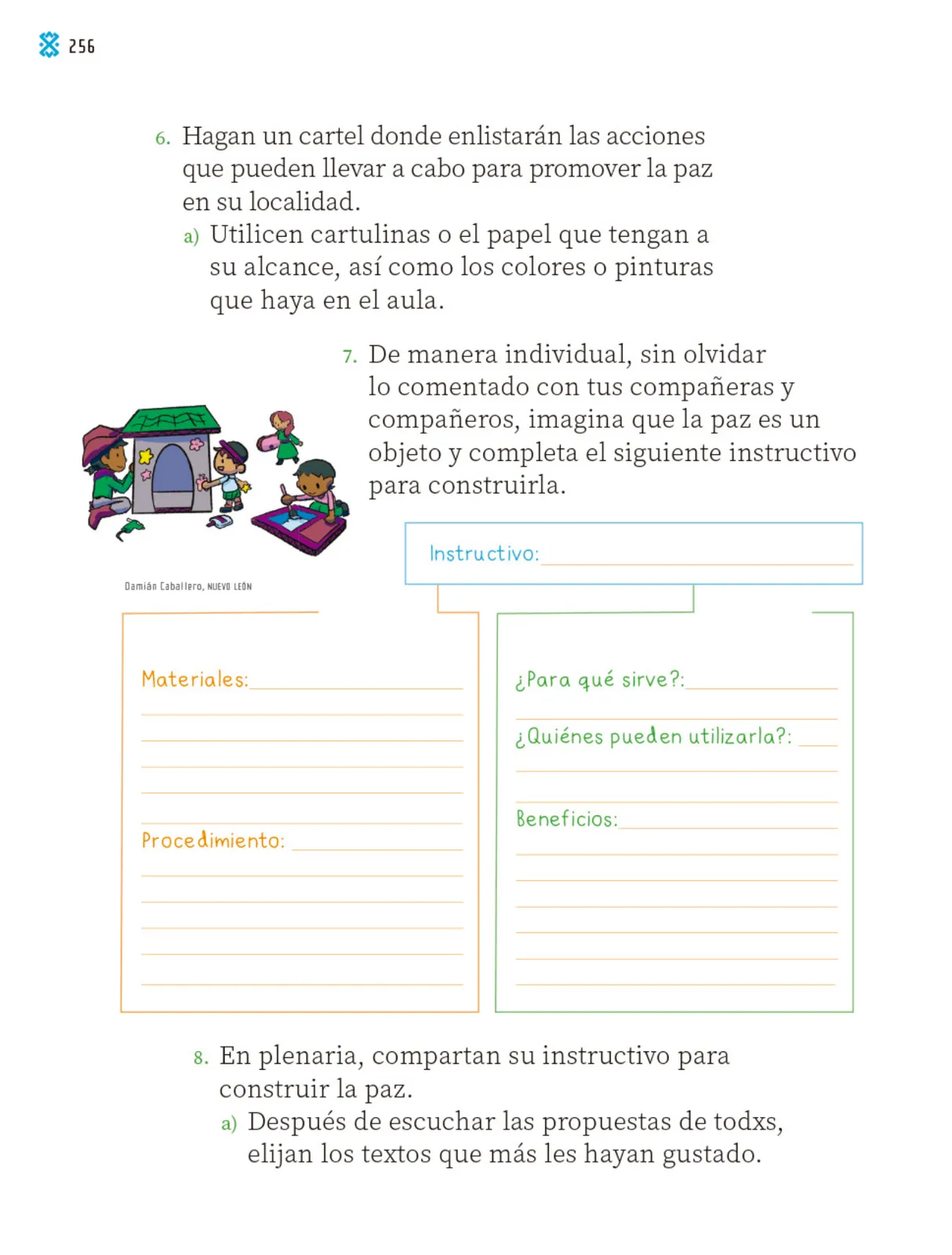 Página 259 de Proyectos Comunitarios.   Libro de Educación Primaria Grado 2°  Ciclo Escolar 2025 - 2026