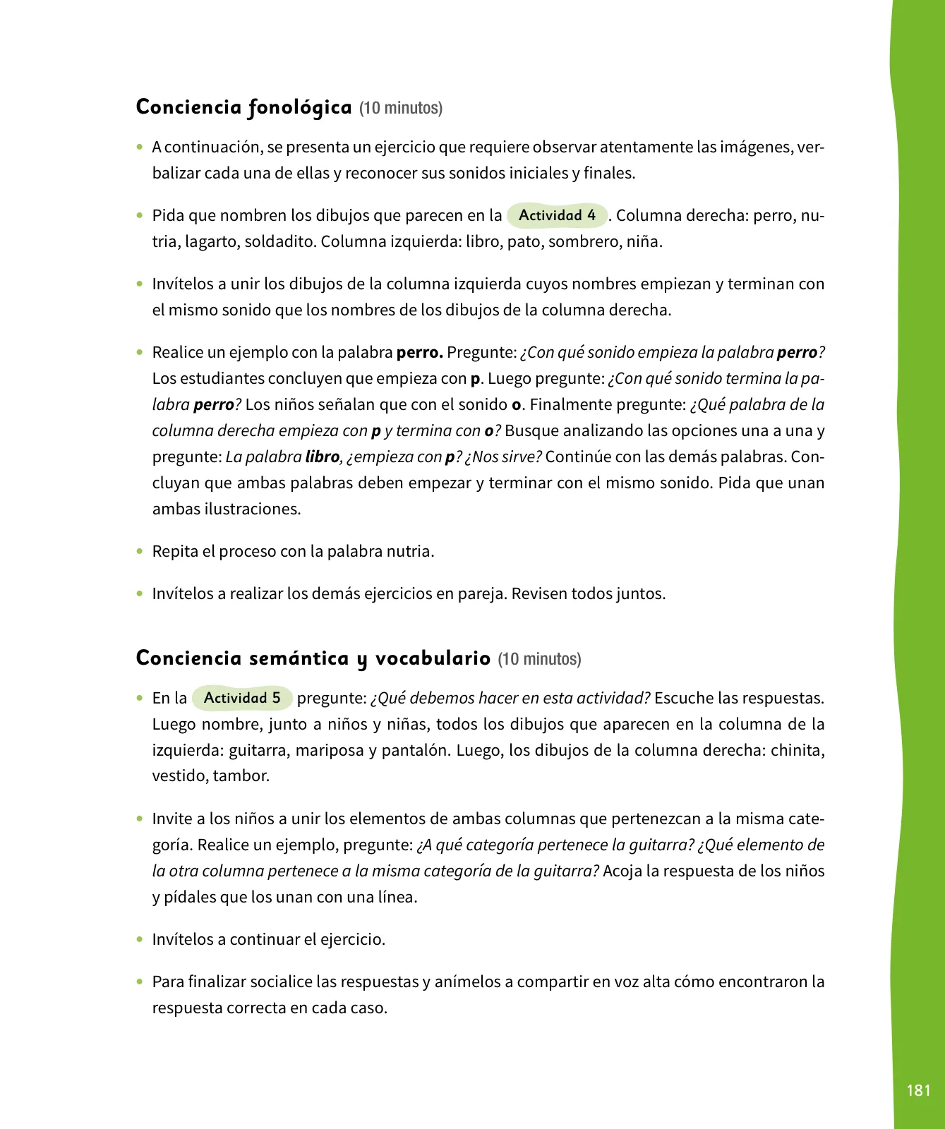 Página 182 de Lenguaje y Comunicación – Primero Básico | Texto del Estudiante MINEDUC – Descargar PDF · 2024