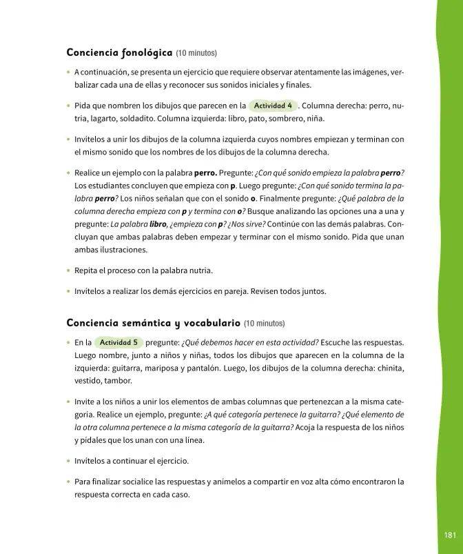 Página 182 de Lenguaje y Comunicación – Primero Básico | Texto del Estudiante MINEDUC – Descargar PDF · 2024