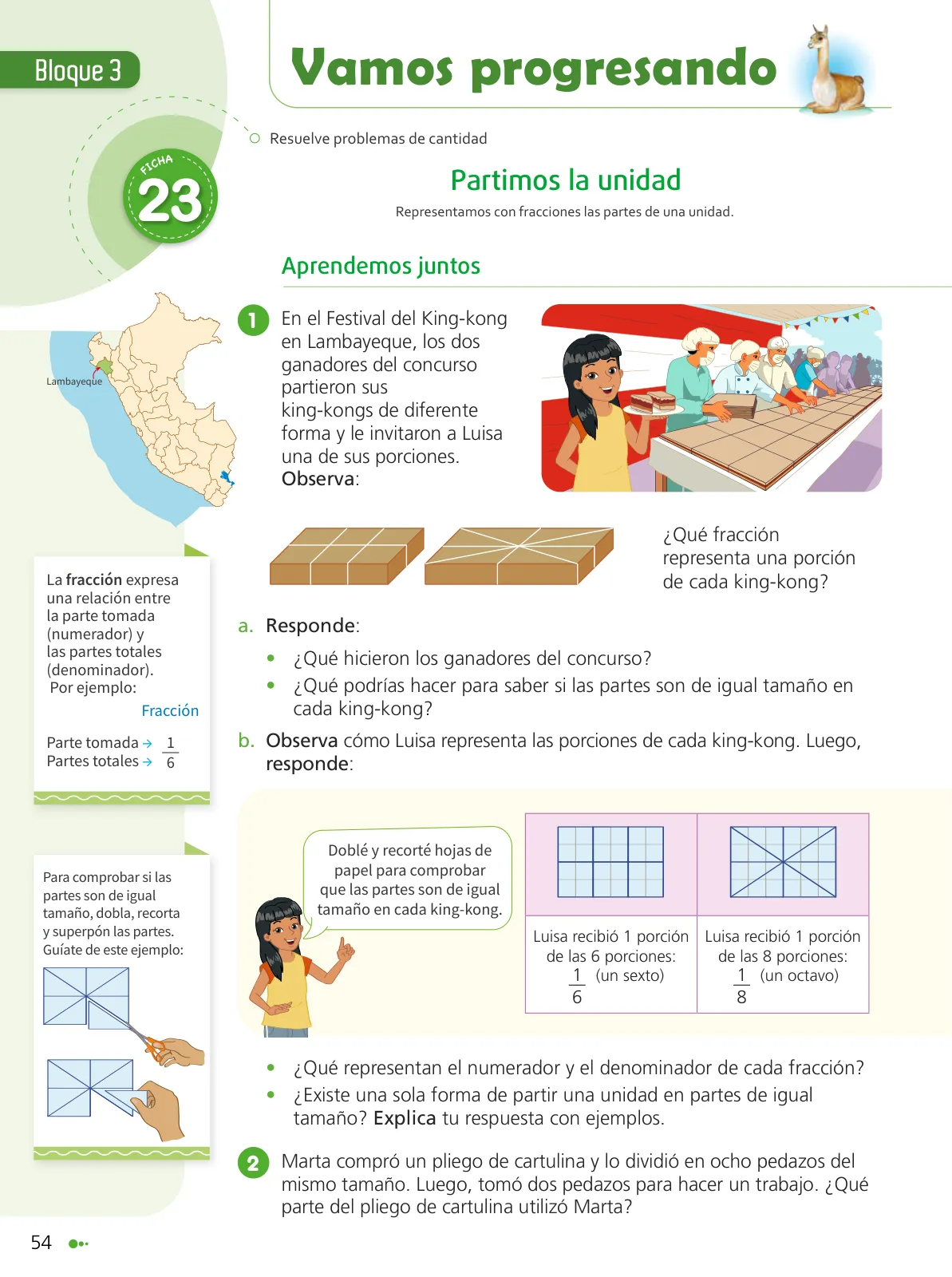 Miniatura página 56 de Texto de Matemática 5. Quinto grado de Primaria · 2024