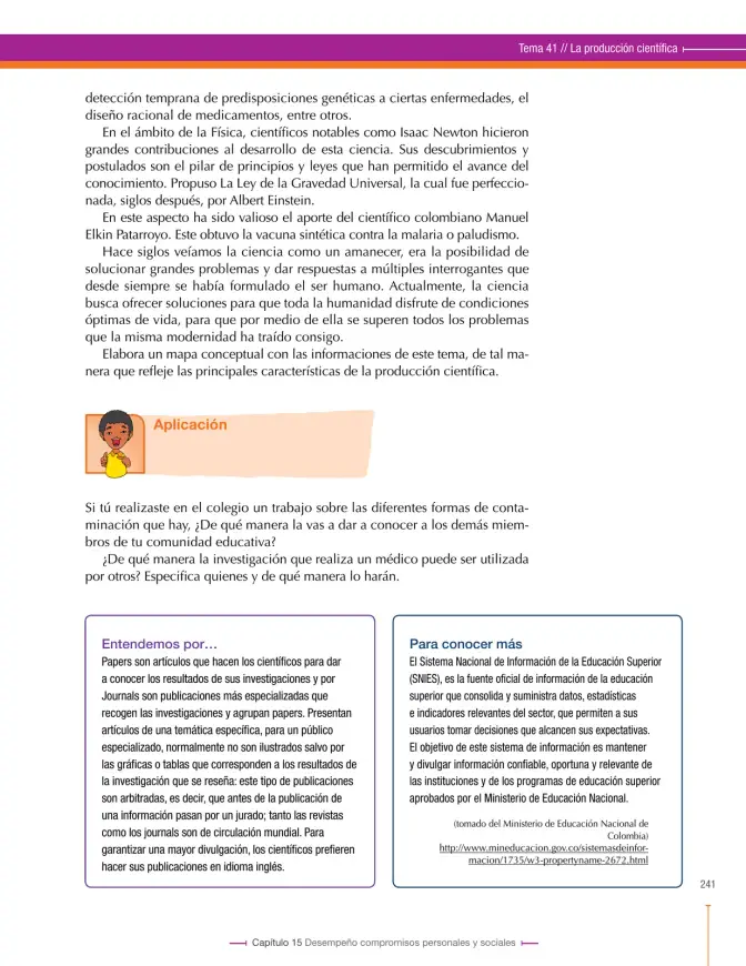 Página 241 de Ciencias Naturales 8° · Secundaria Activa