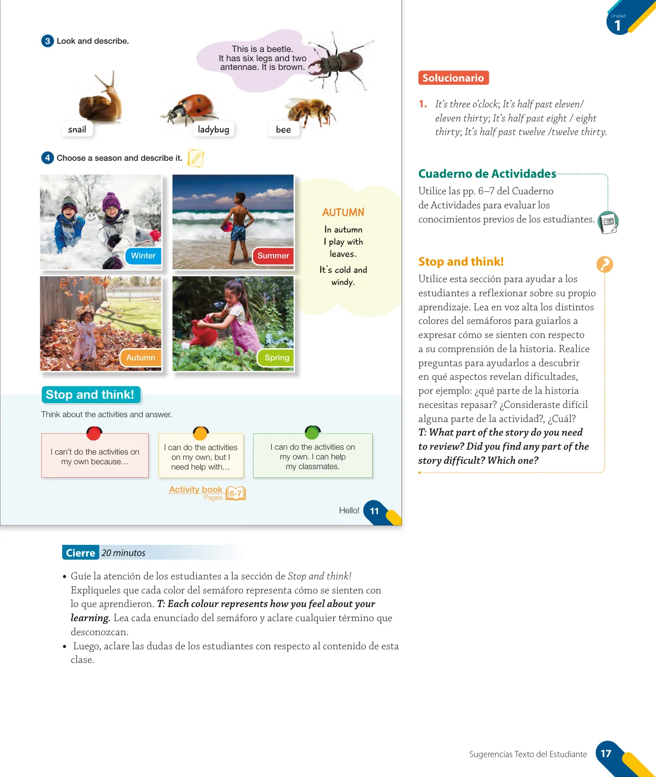Página 19 de Inglés – Quinto Básico | Texto del Estudiante MINEDUC – Descargar PDF · 2024