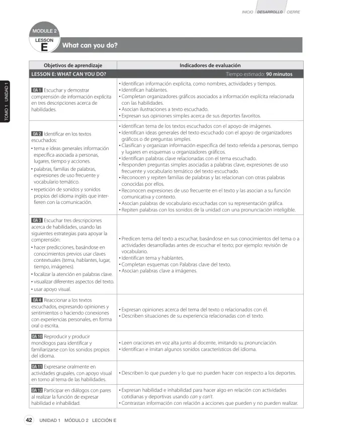 Página 54 de Inglés – Sexto Básico | Student’s Book MINEDUC – Descargar PDF · 2024