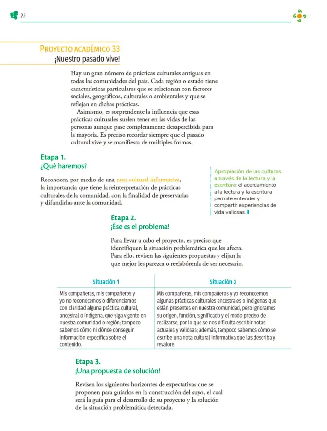 Página 23 de Colección Sk´asolil. Nuestro libro de Proyectos. Tomo III. Libro de Educación Telesecundaria Grado 2° Ciclo Escolar 2025 - 2026