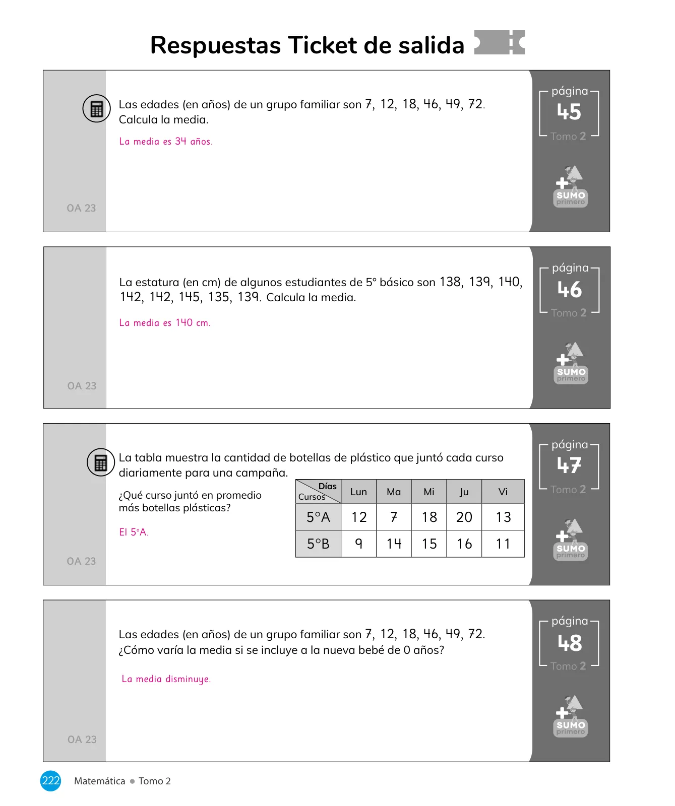 Página 224 de Sumo Primero – Quinto Básico | Texto del Estudiante MINEDUC – Descargar PDF · 2024
