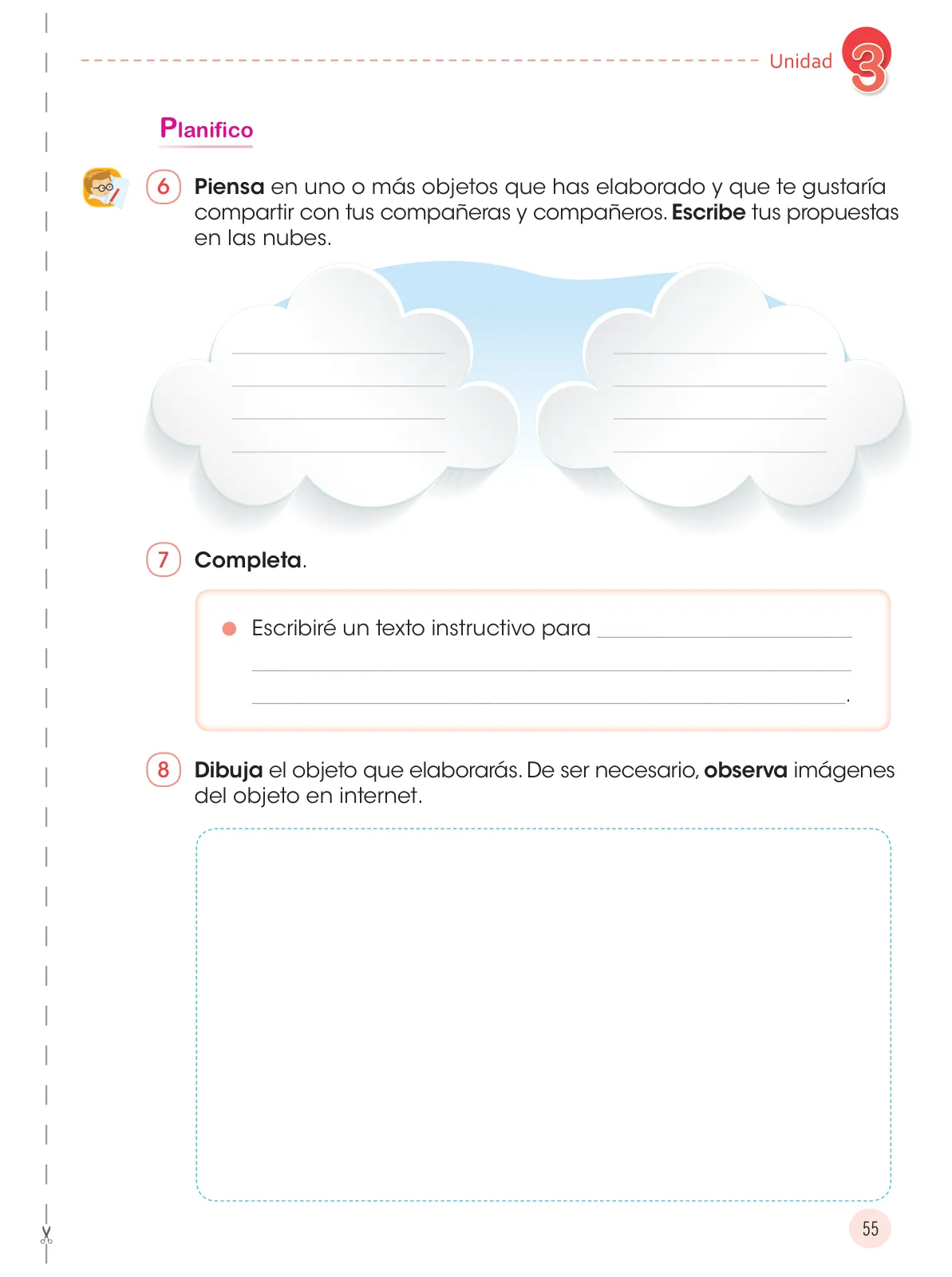 Miniatura página 57 de Comunicación 3 : cuaderno de trabajo para tercer grado de Educación Primaria 2019 · 2019