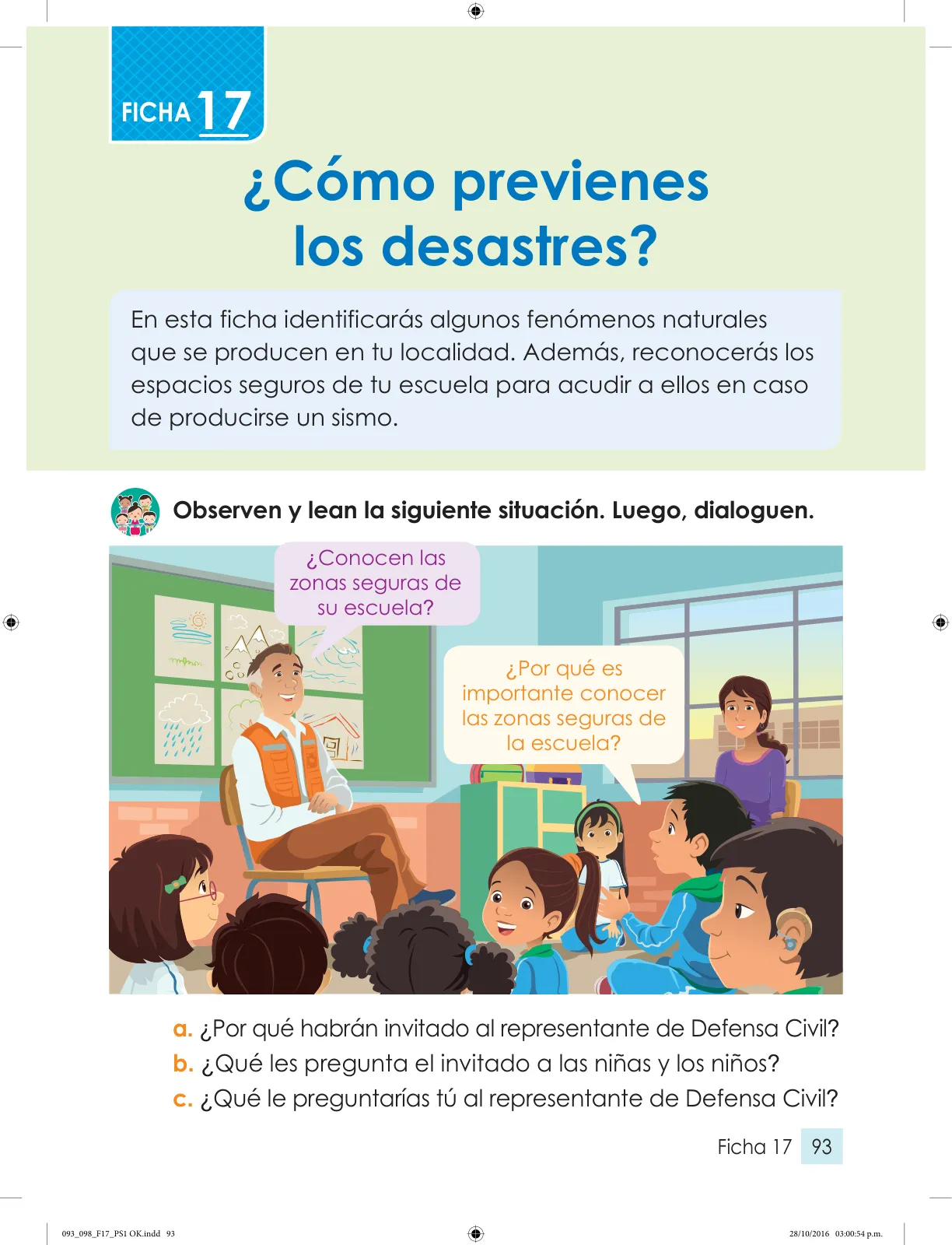 Miniatura página 8 de Cuaderno de fichas Personal Social 1. Primer grado de secundaria · 2016