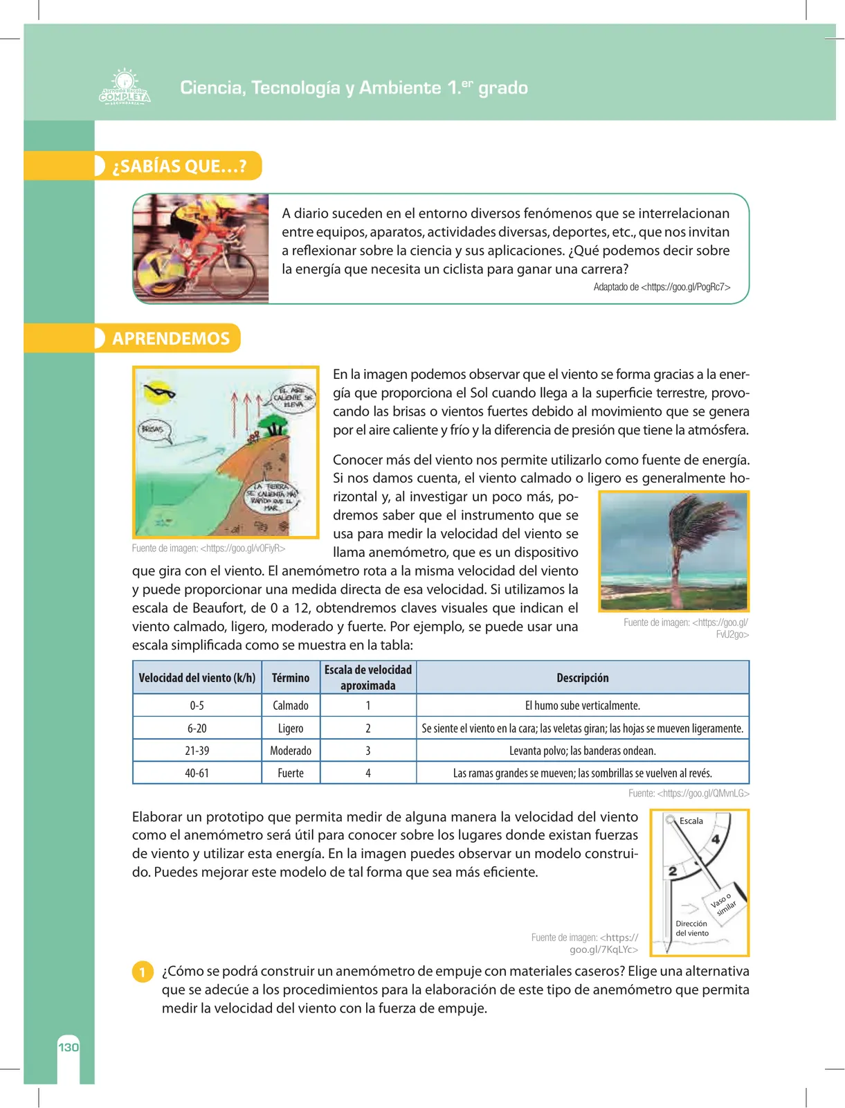Página 130 de Ciencia, Tecnología y Ambiente 1. Cuaderno de reforzamiento pedagógico - JEC · 2016
