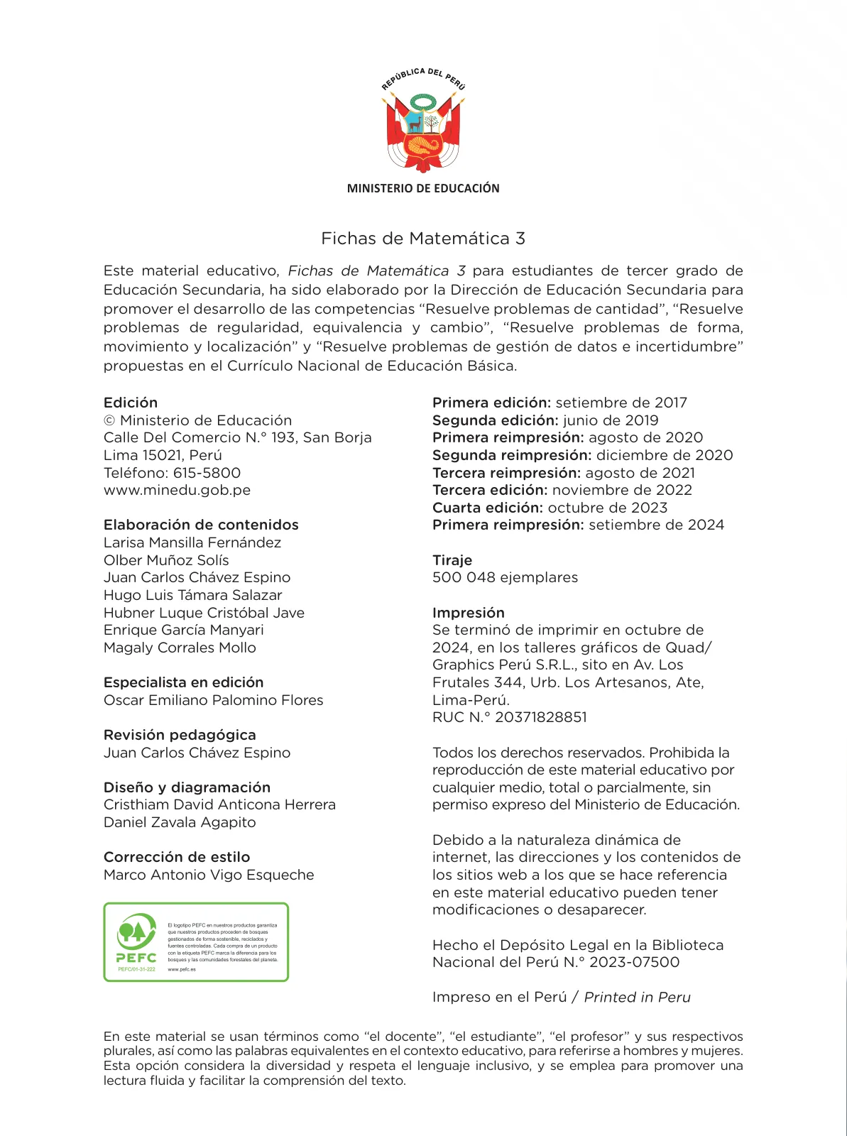 Página 4 de Fichas de Matemática 3 · 2024