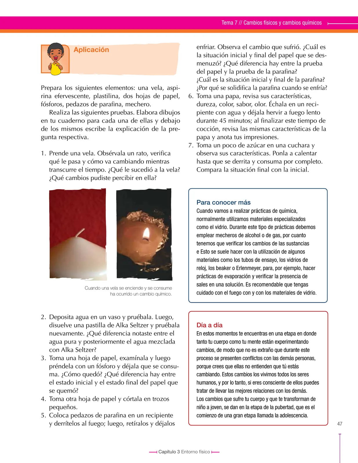 Página 47 de Ciencias Naturales 8° · Secundaria Activa