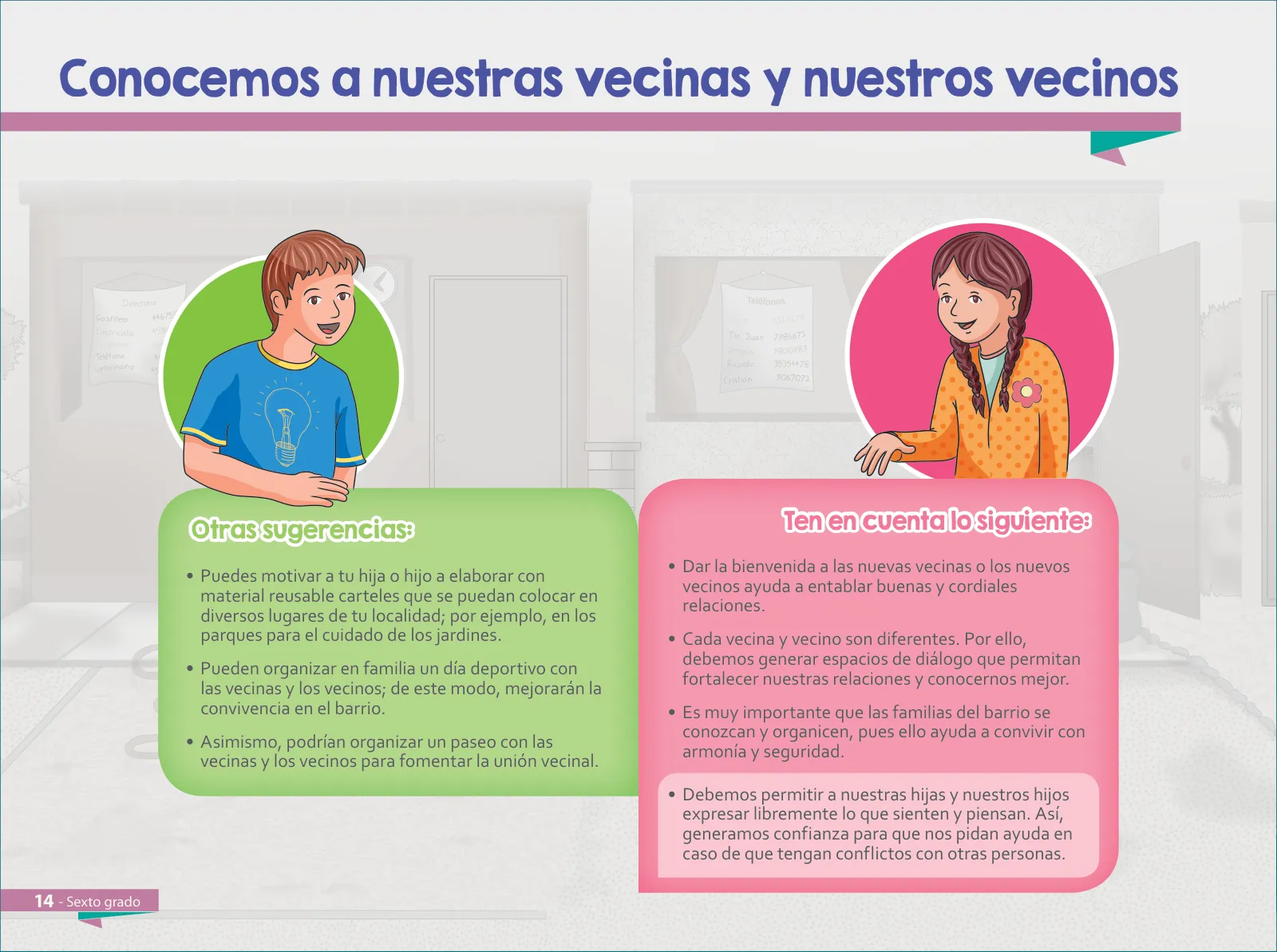 Miniatura página 16 de Aprendemos juntos en familia : guía dirigida a madres y padres. Sexto grado de Educación Primaria · 2019