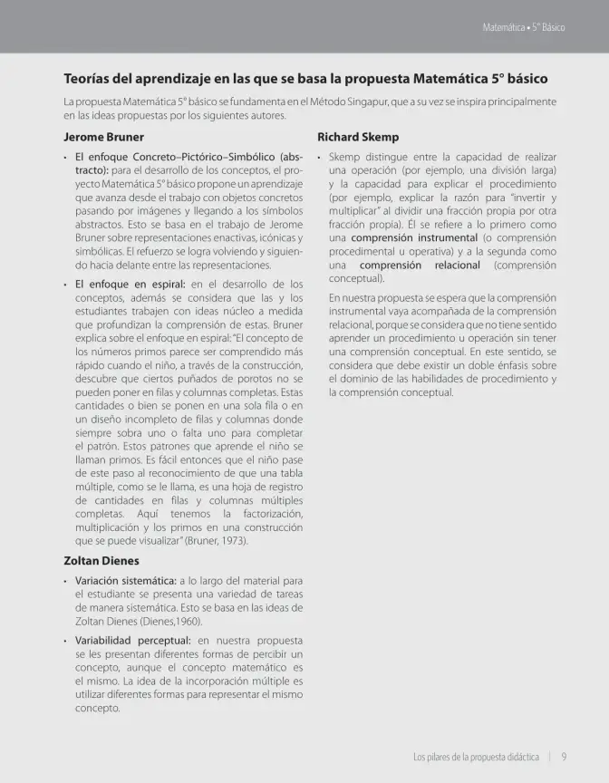 Página 11 de Matemática – Quinto Básico | Texto del Estudiante MINEDUC – Descargar PDF · 2024