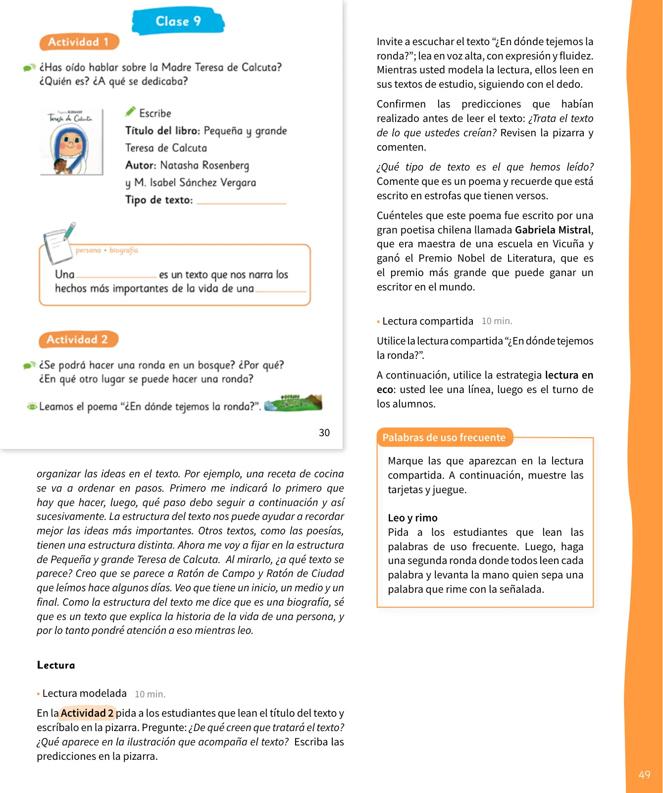 Página 50 de Lenguaje y Comunicación – Segundo Básico – Texto del Estudiante MINEDUC – Descargar PDF · 2024