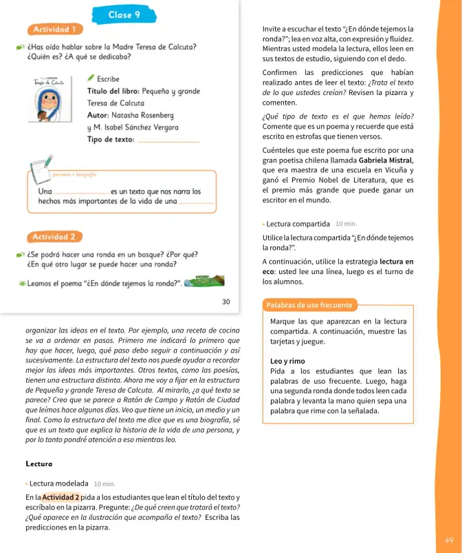 Página 50 de Lenguaje y Comunicación – Segundo Básico – Texto del Estudiante MINEDUC – Descargar PDF · 2024