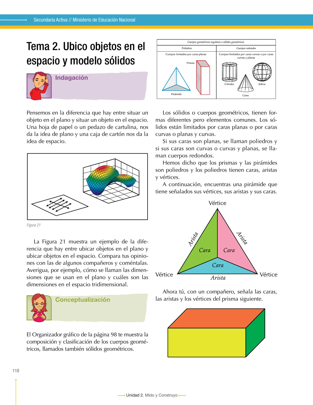 Página 110 de Matematica 6° · Secundaria Activa