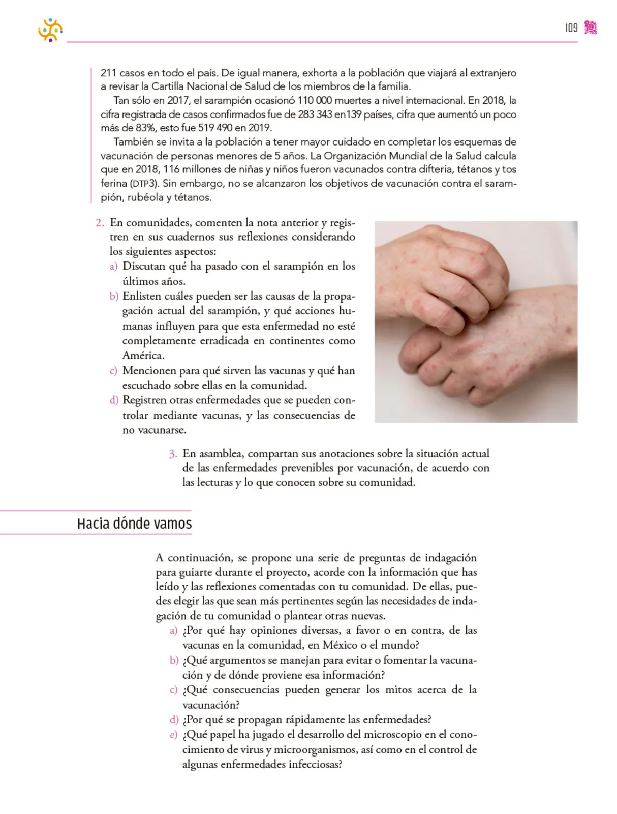 Miniatura página 110 de Colección Ximhai. Nuestro libro de proyectos.   Libro de Educación Secundaria Grado 1°  Ciclo Escolar 2025 - 2026